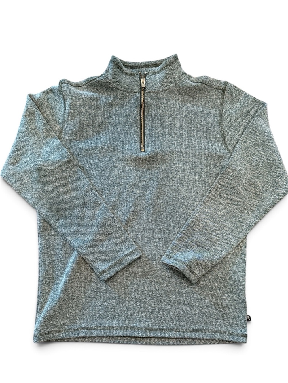 Womens GAP Turquoise Quarter-Zip Sweater